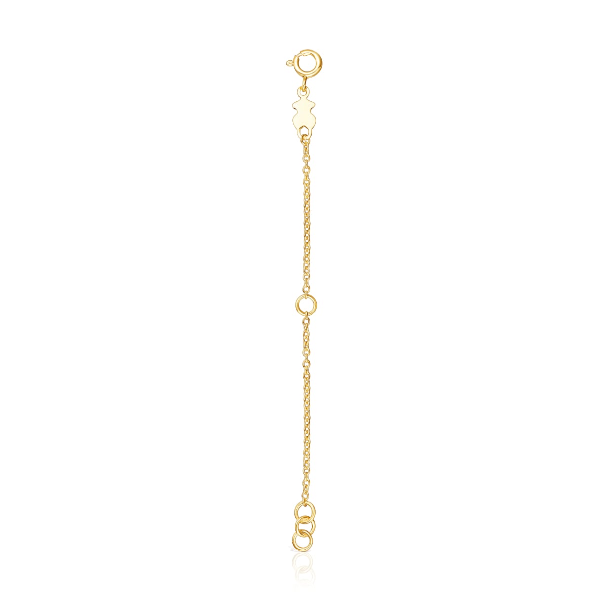 Alargador de collar con baño de oro 18 kt sobre plata TOUS Basics