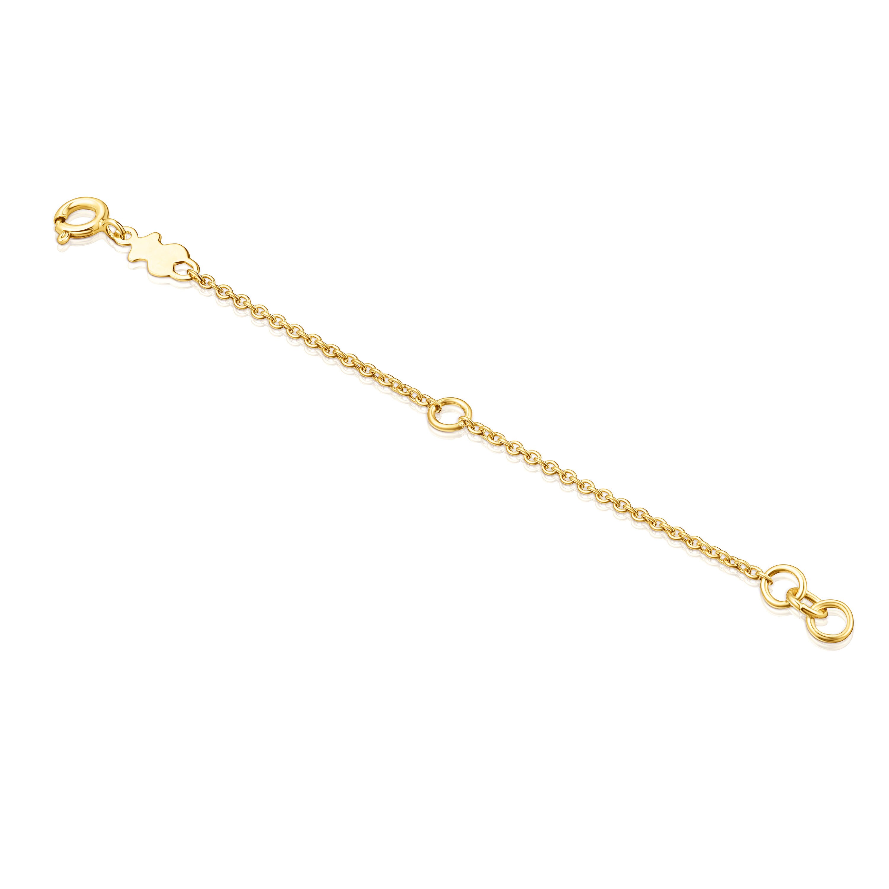 Silver vermeil TOUS Basics Necklace extension
