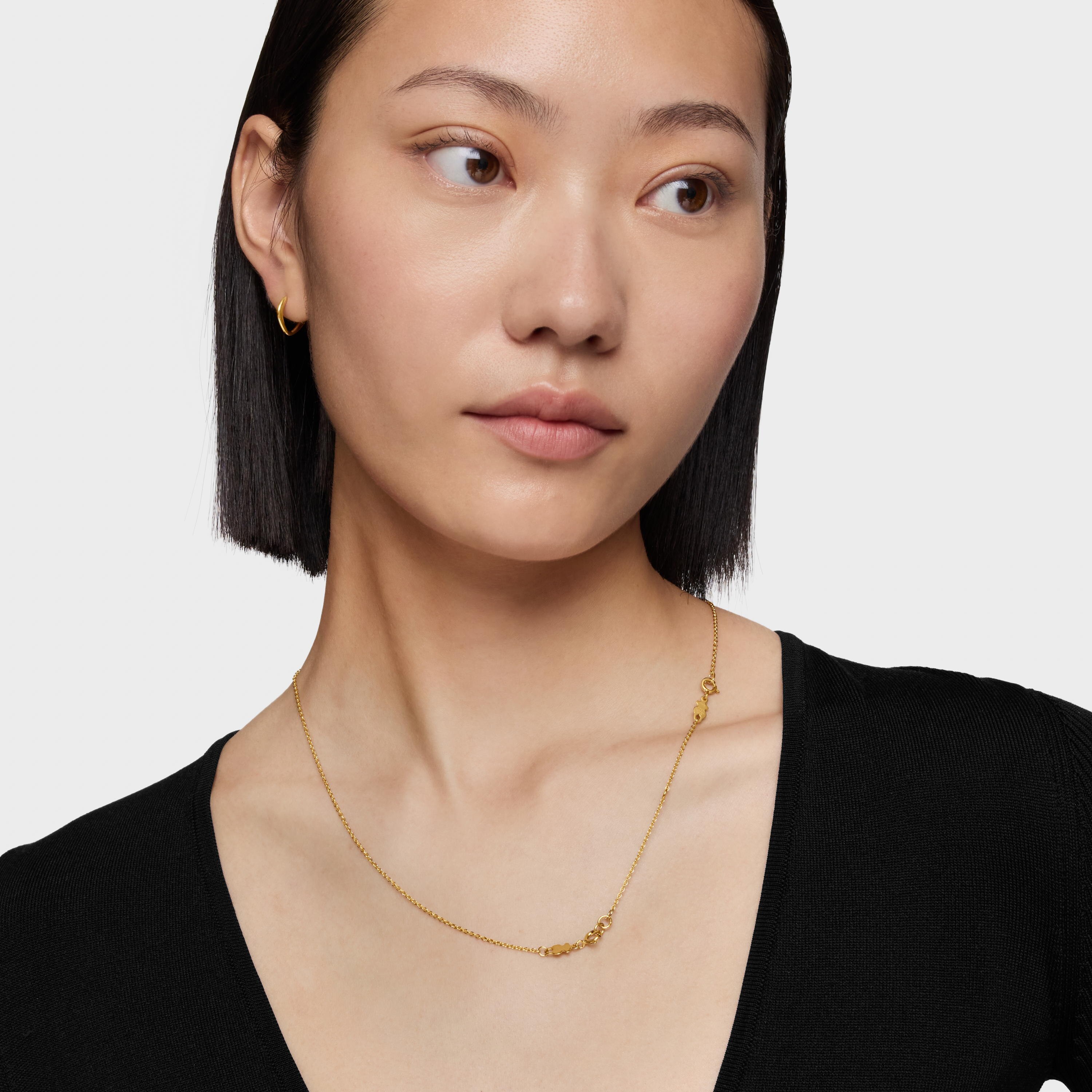 Silver vermeil TOUS Basics Necklace extension