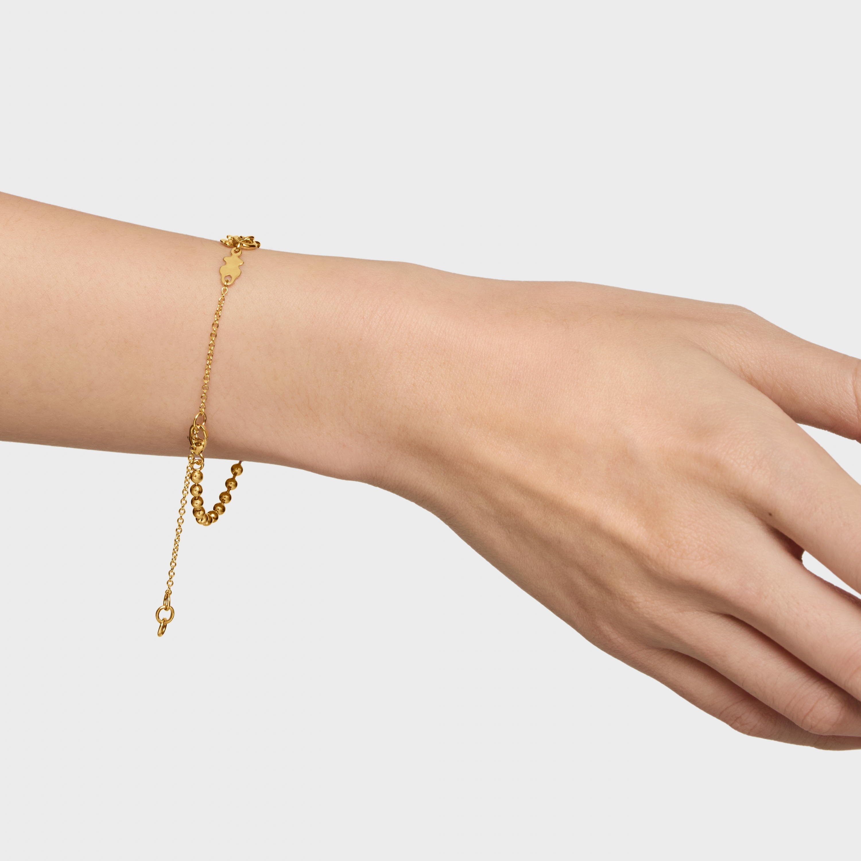 Silver vermeil TOUS Basics Necklace extension