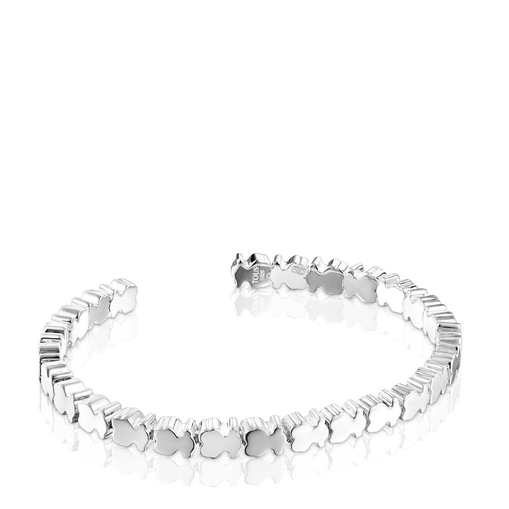 Pulsera osos de plata Straight image number 0