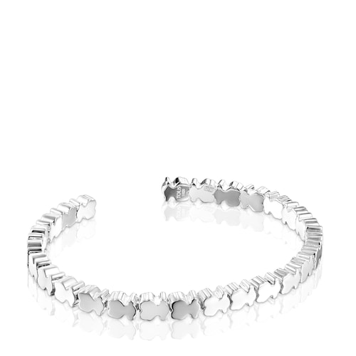 Silver Straight bears Bracelet