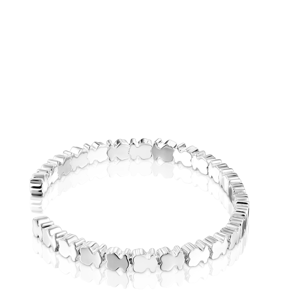 Pulsera osos de plata Straight image number 1