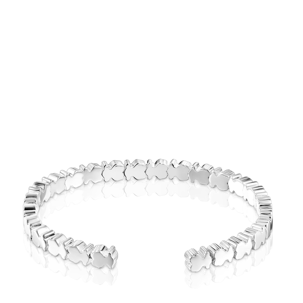 Pulsera osos de plata Straight image number 2