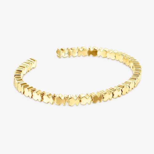 18K gold vermeil Straight bears Bracelet