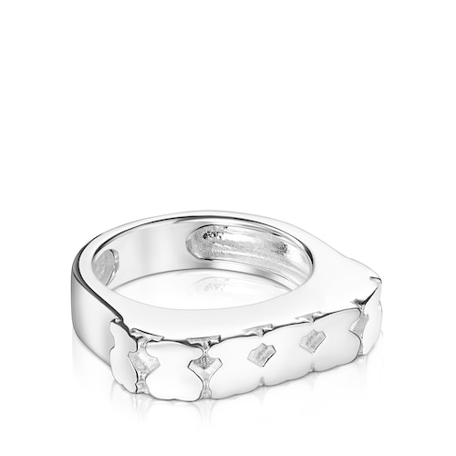 Chevali&egrave;re Straight oursons en Argent