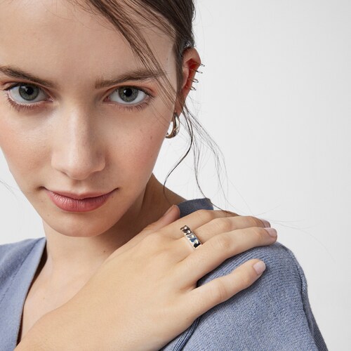 Chevali&egrave;re Straight oursons en Argent