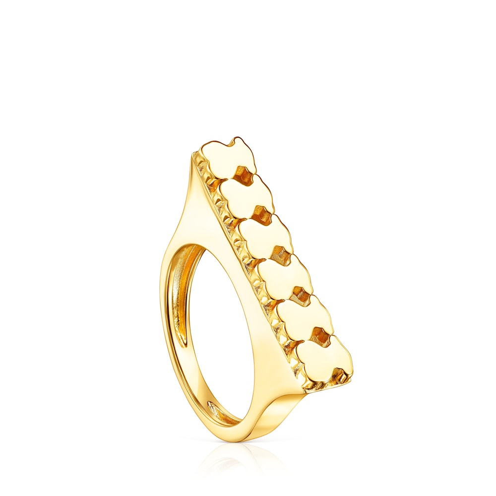 Anillo de plata vermeil Straight image number 0