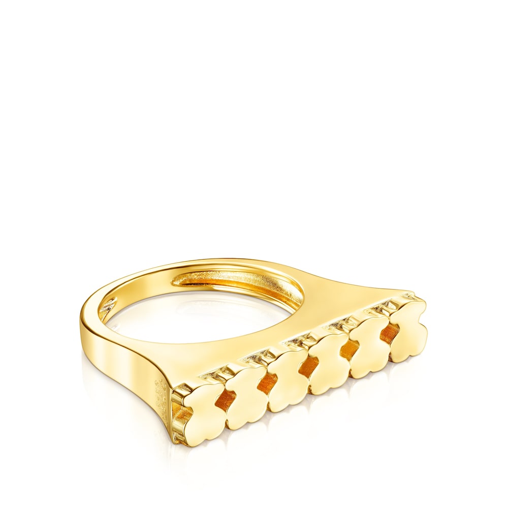 Anillo de plata vermeil Straight image number 1