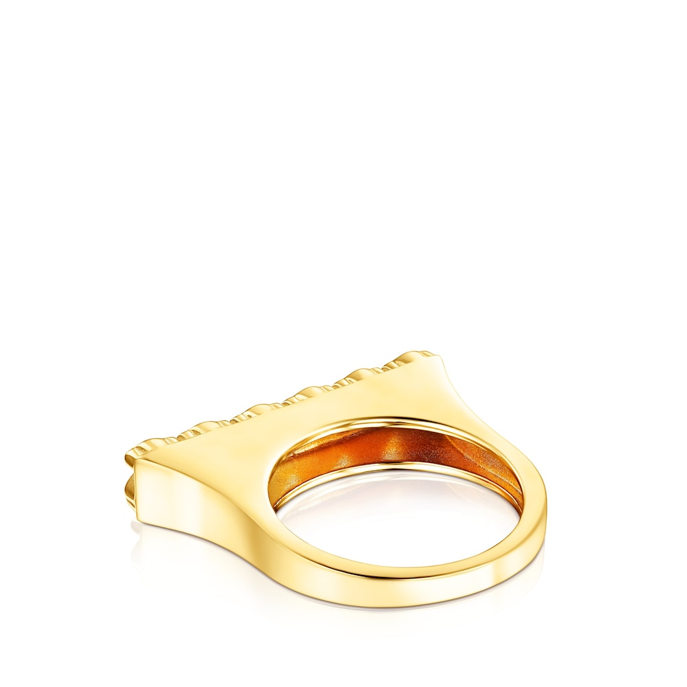 Anillo de plata vermeil Straight image number 2