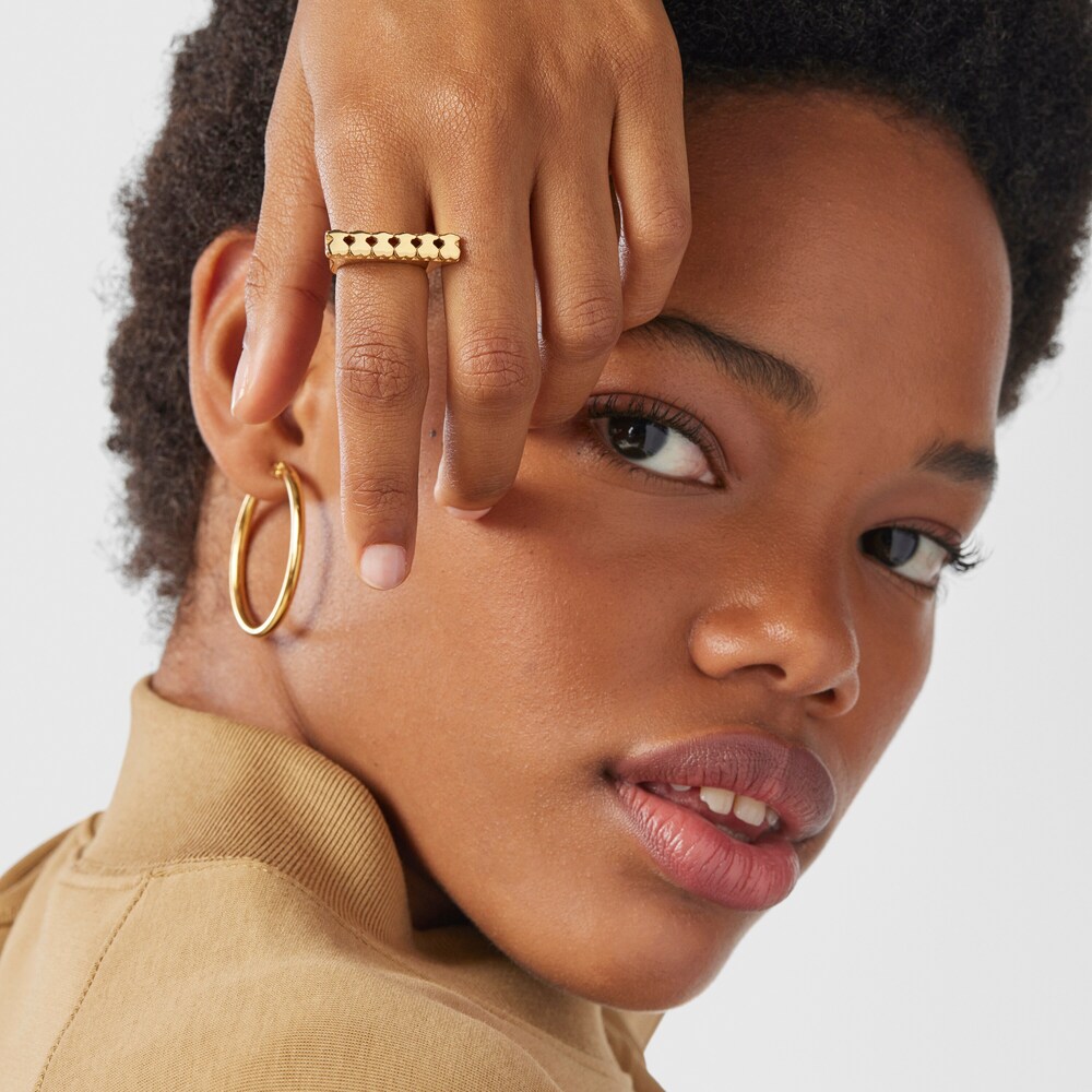 Anillo de plata vermeil Straight