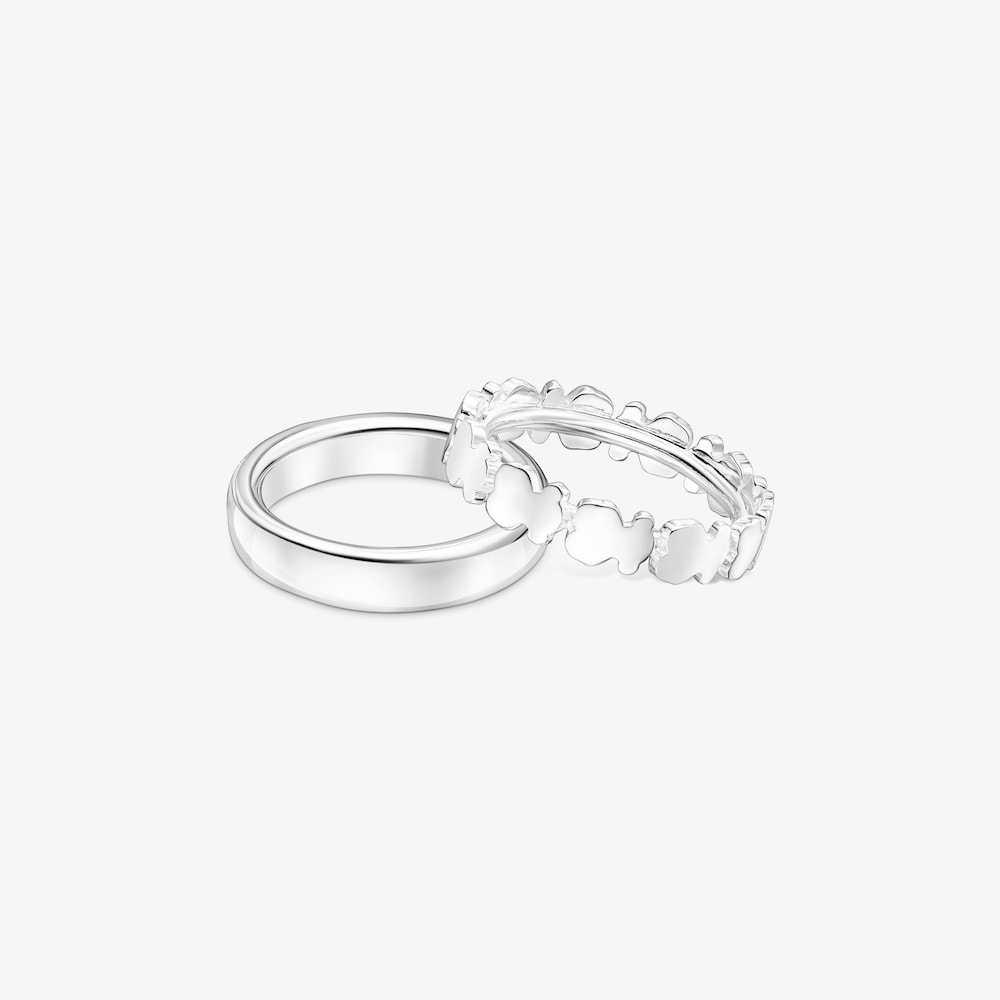 Pack de Anillos de plata Straight
