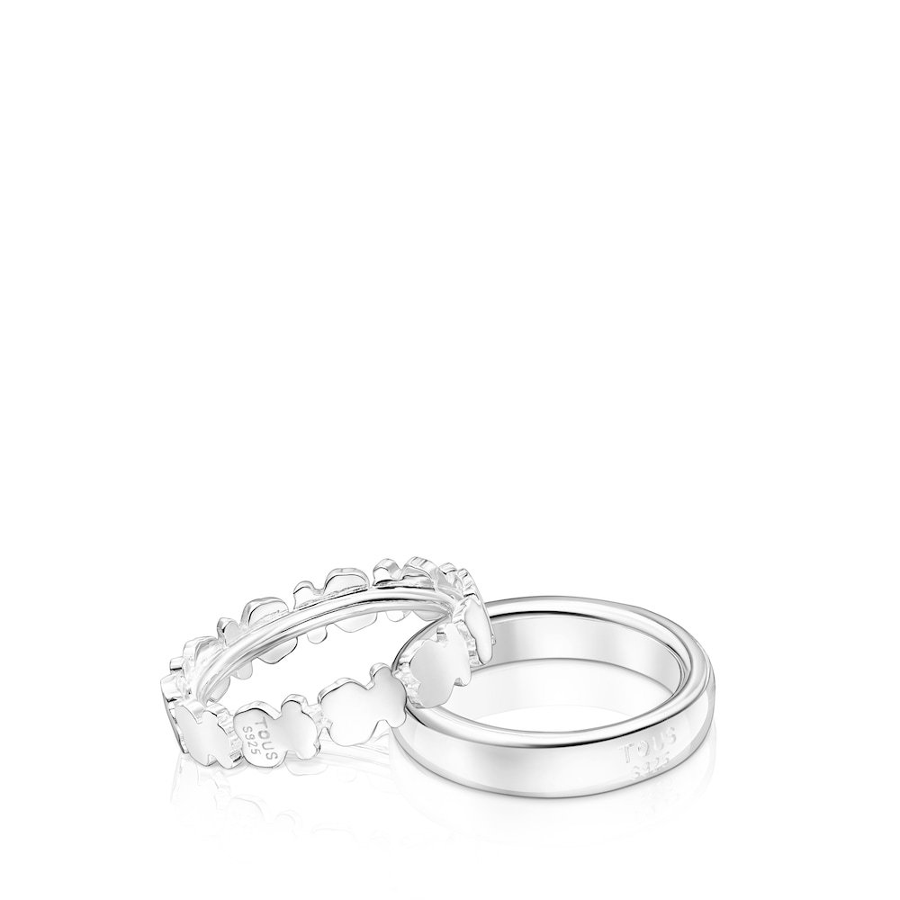 Pack de Anillos de plata Straight image number 2