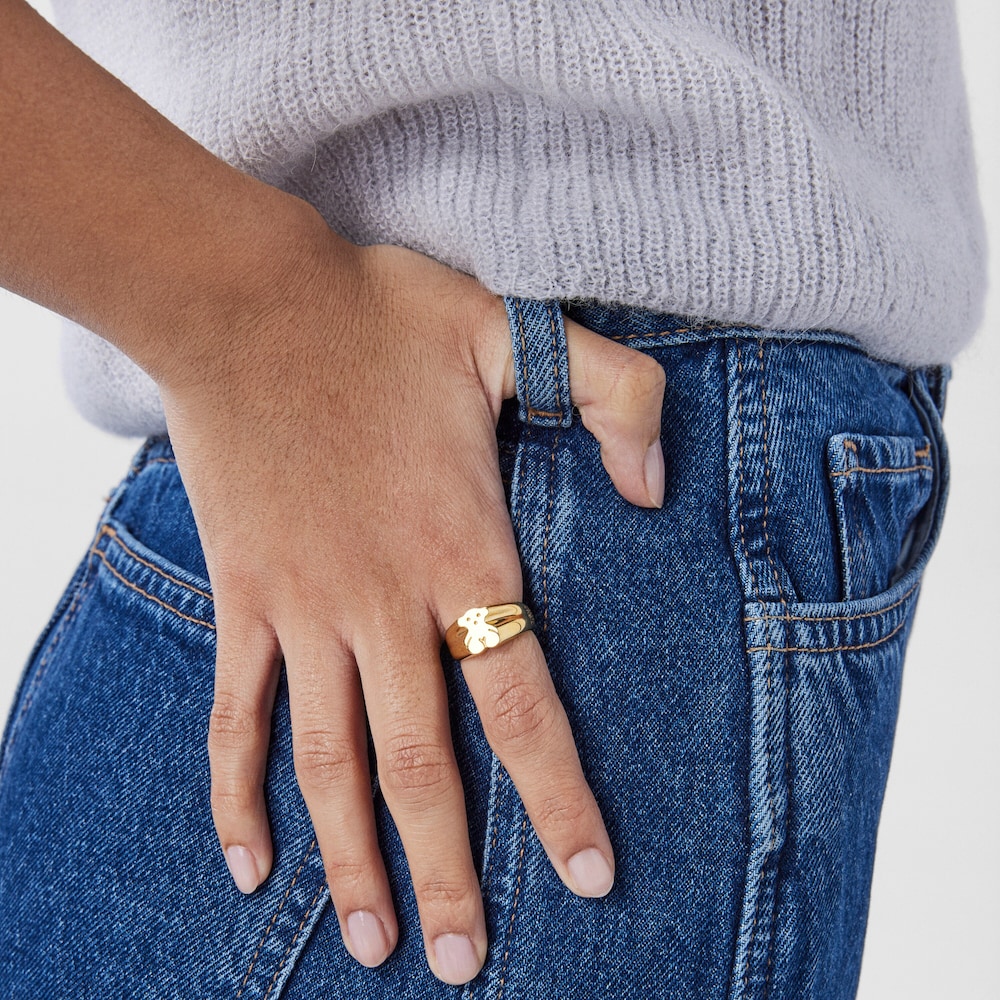 Pierścionek Sweet Dolls ze srebra Vermeil