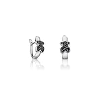 Silver TOUS Gen earrings with spinels