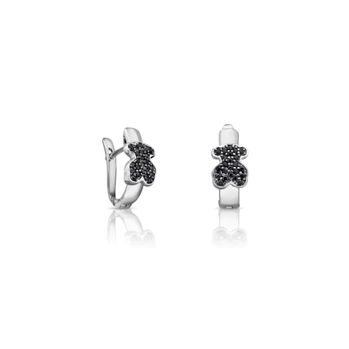 Silver TOUS Gen earrings with spinels