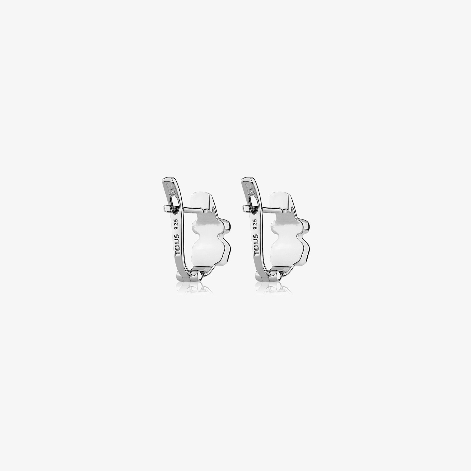 Silver TOUS Gen Earrings with Spinels