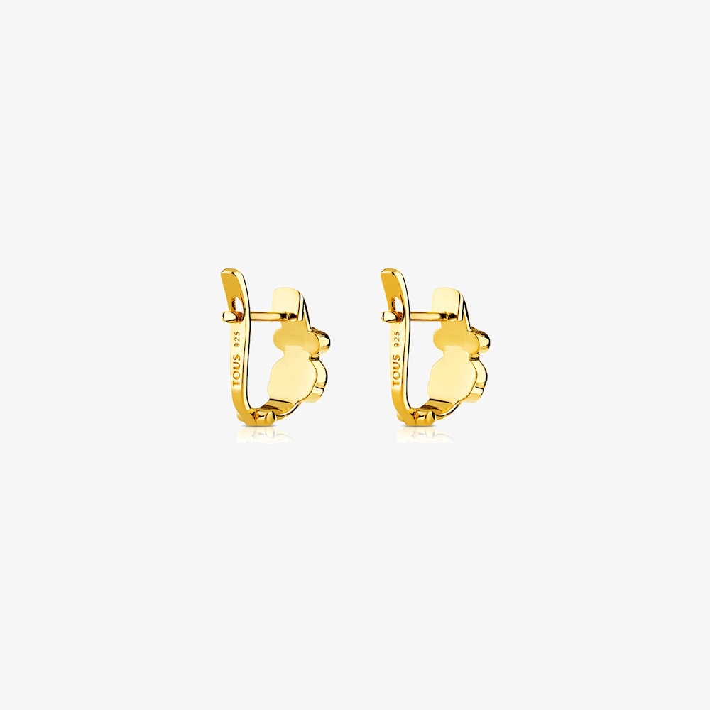 Kolczyki Tous Gen wykonane ze srebra Vermeil