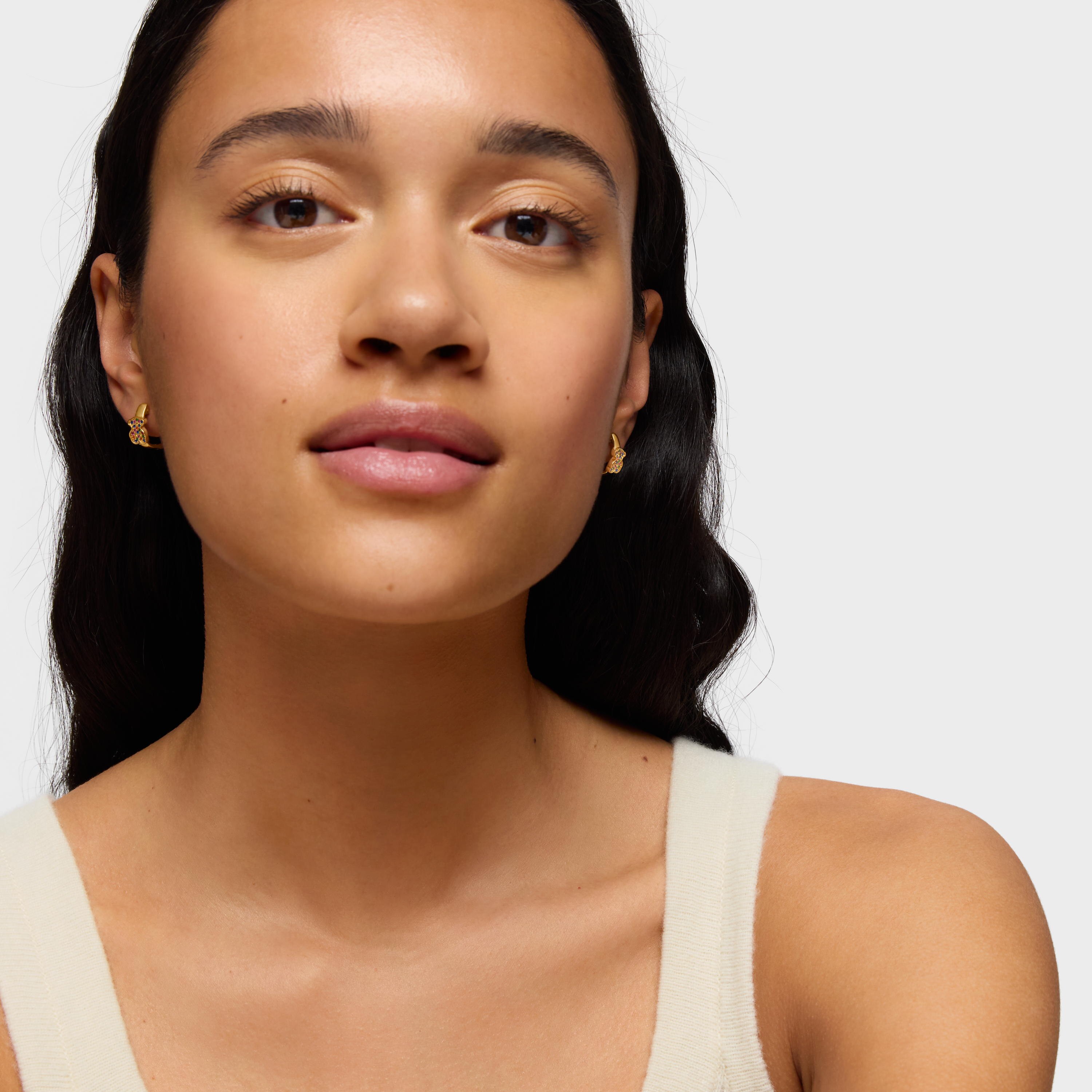 18K gold vermeil Gen Earrings
