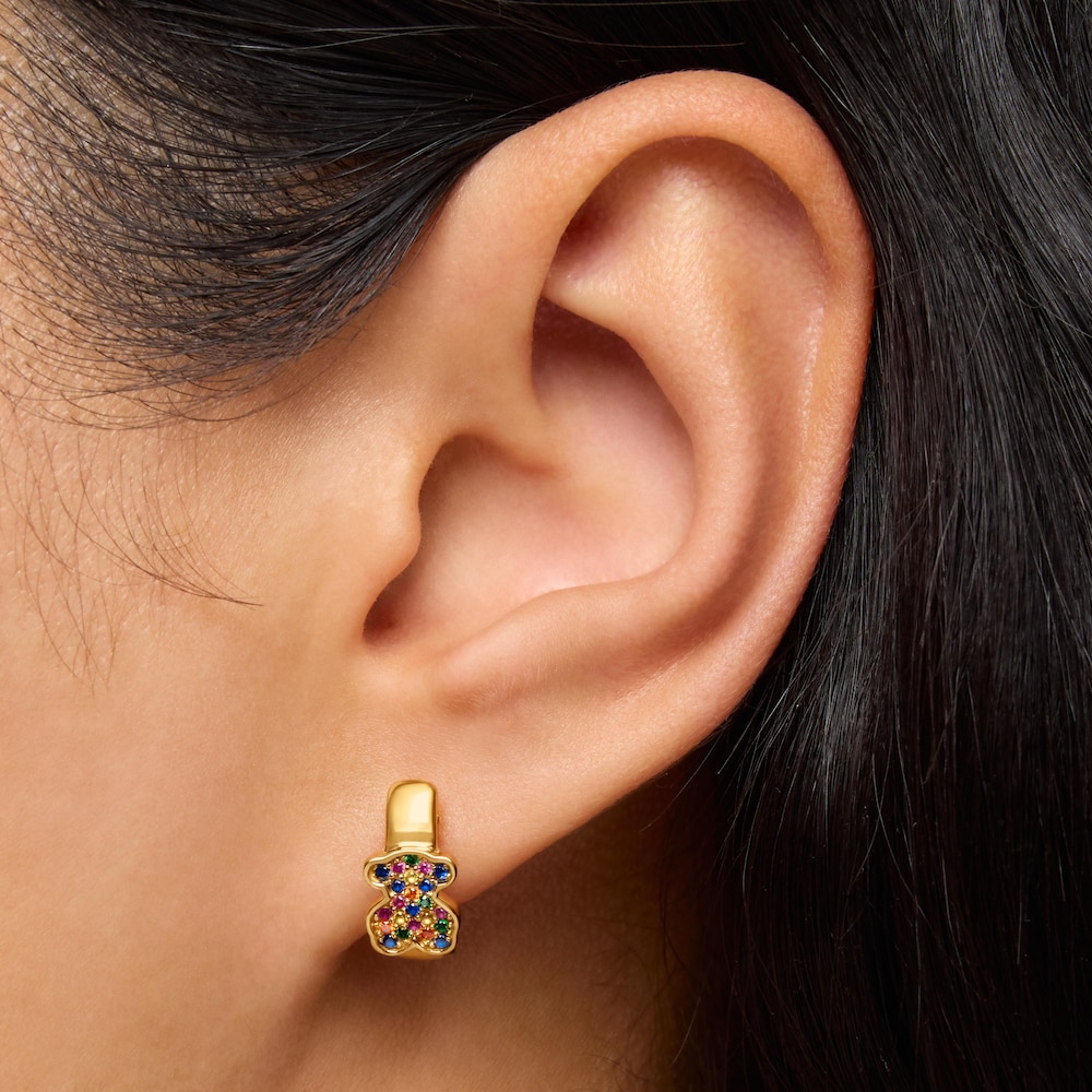 Kolczyki Tous Gen wykonane ze srebra Vermeil