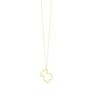 Collar de oro Silueta