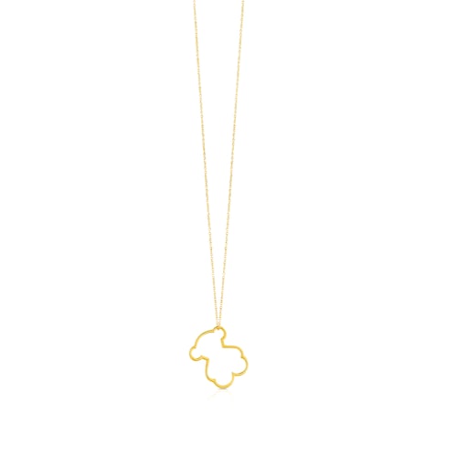 Collar de oro Silueta