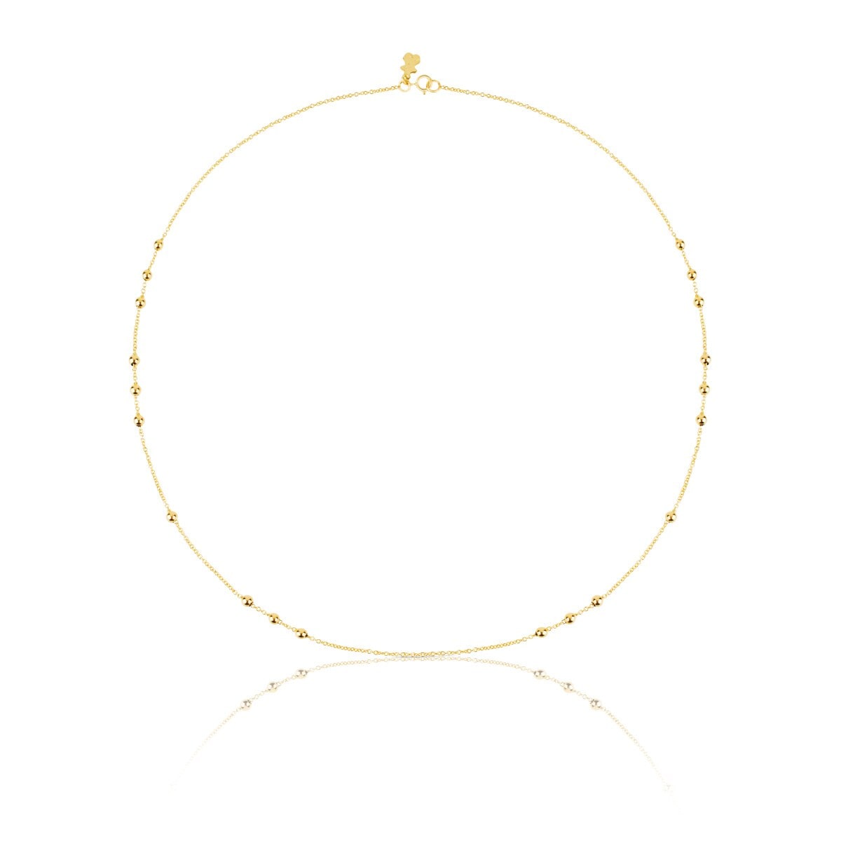 Tous - Gargantilla De Oro Con 8 Grupos De Bolas Intercaladas, 45 Cm Tous Chain - Dorado