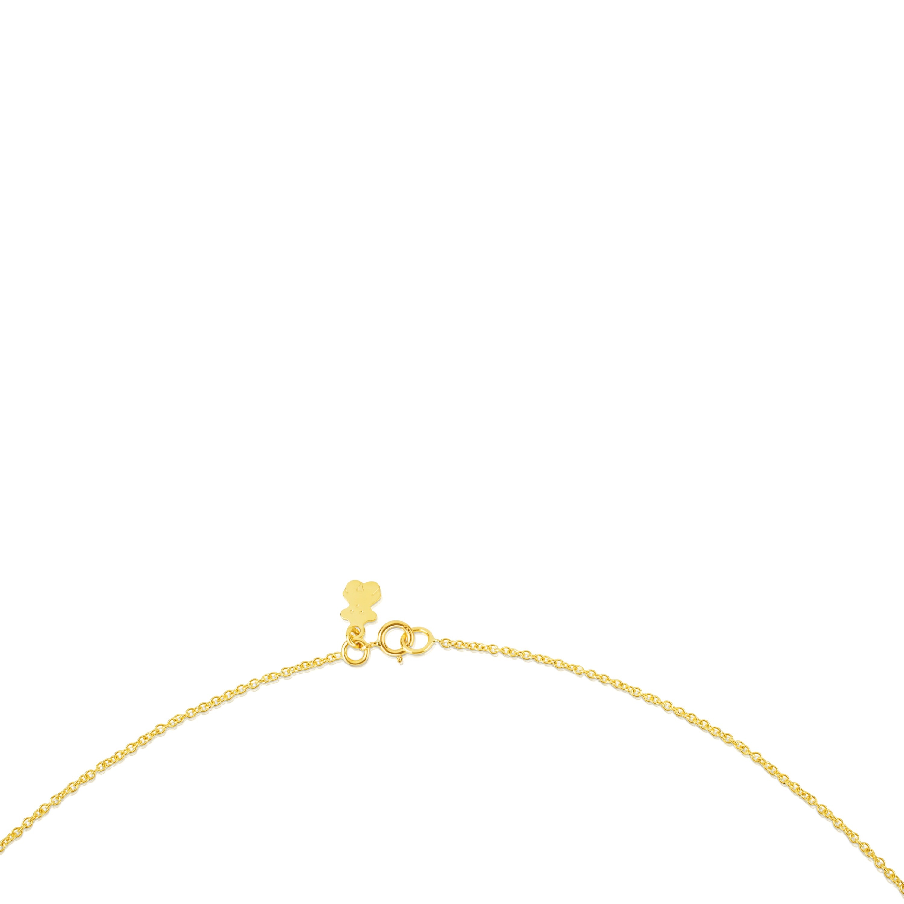 Gargantilla de oro con 8 grupos de bolas intercaladas, 45 cm TOUS Chain