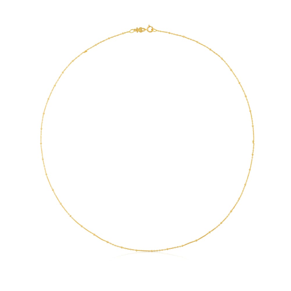 Łańcuszek z ż&oacute;łtego złota Tous 45 cm