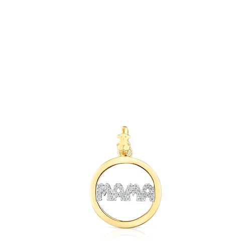 Pendentif TOUS Mama en Or et Diamants image number 0