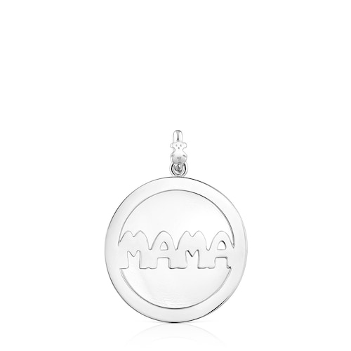 Colgante peque&ntilde;o de plata TOUS Mama image number 0