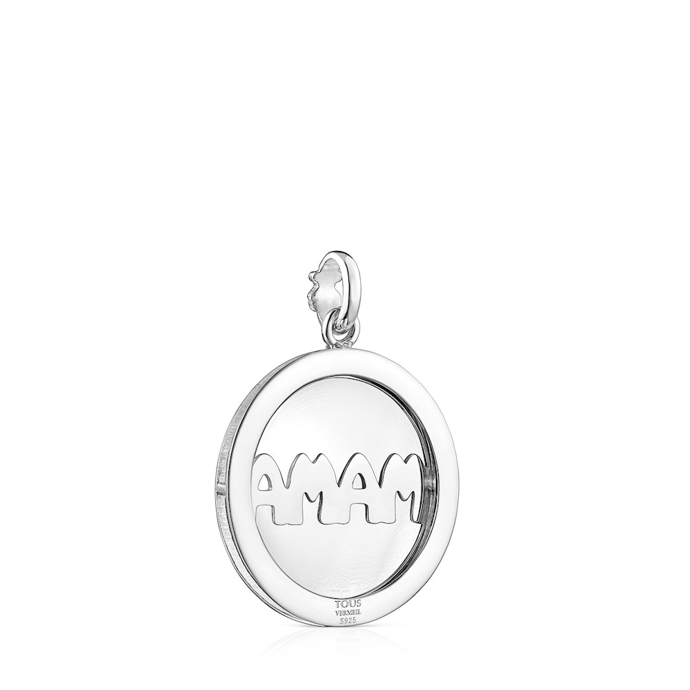 Colgante pequeño de plata TOUS Mama image number 2