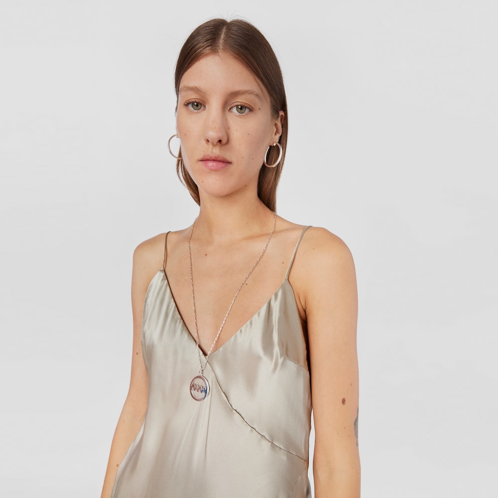 Colgante grande de plata TOUS Mama