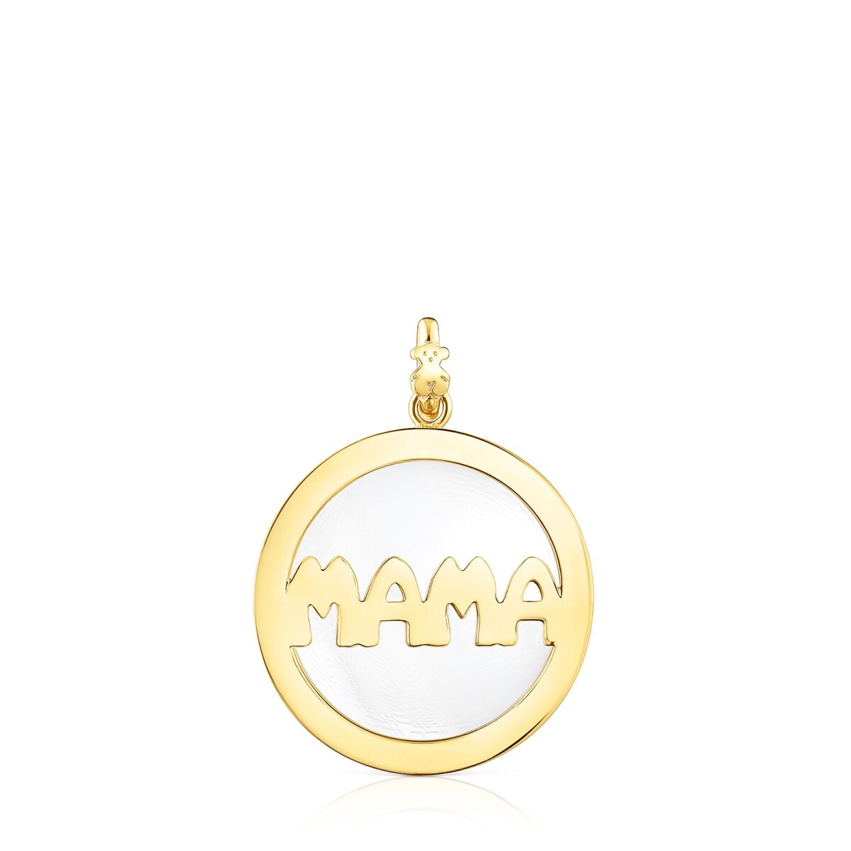 Small Silver Vermeil TOUS Mama Pendant