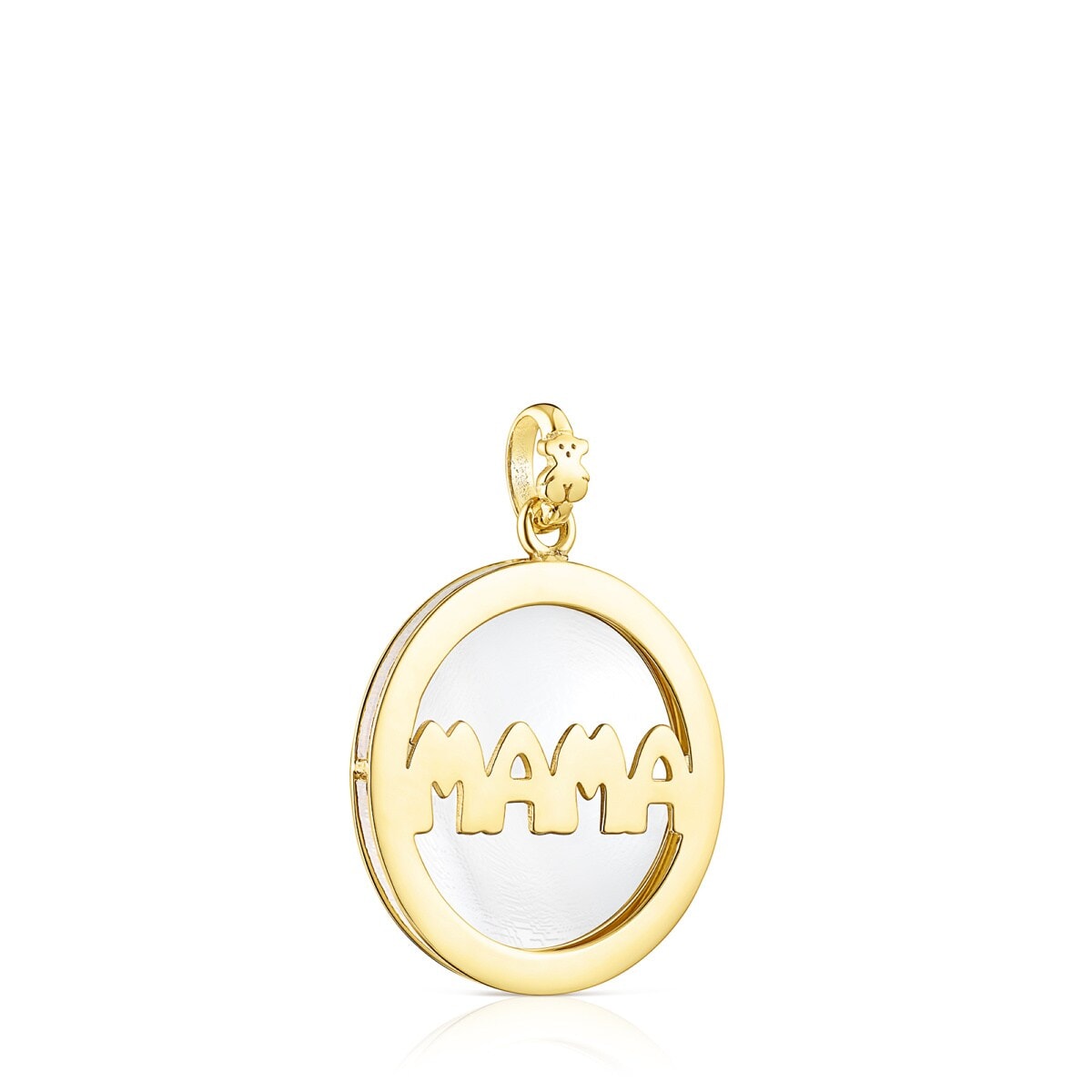 Small Silver Vermeil TOUS Mama Pendant