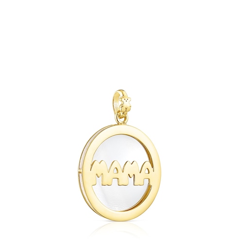 Small Silver Vermeil TOUS Mama Pendant