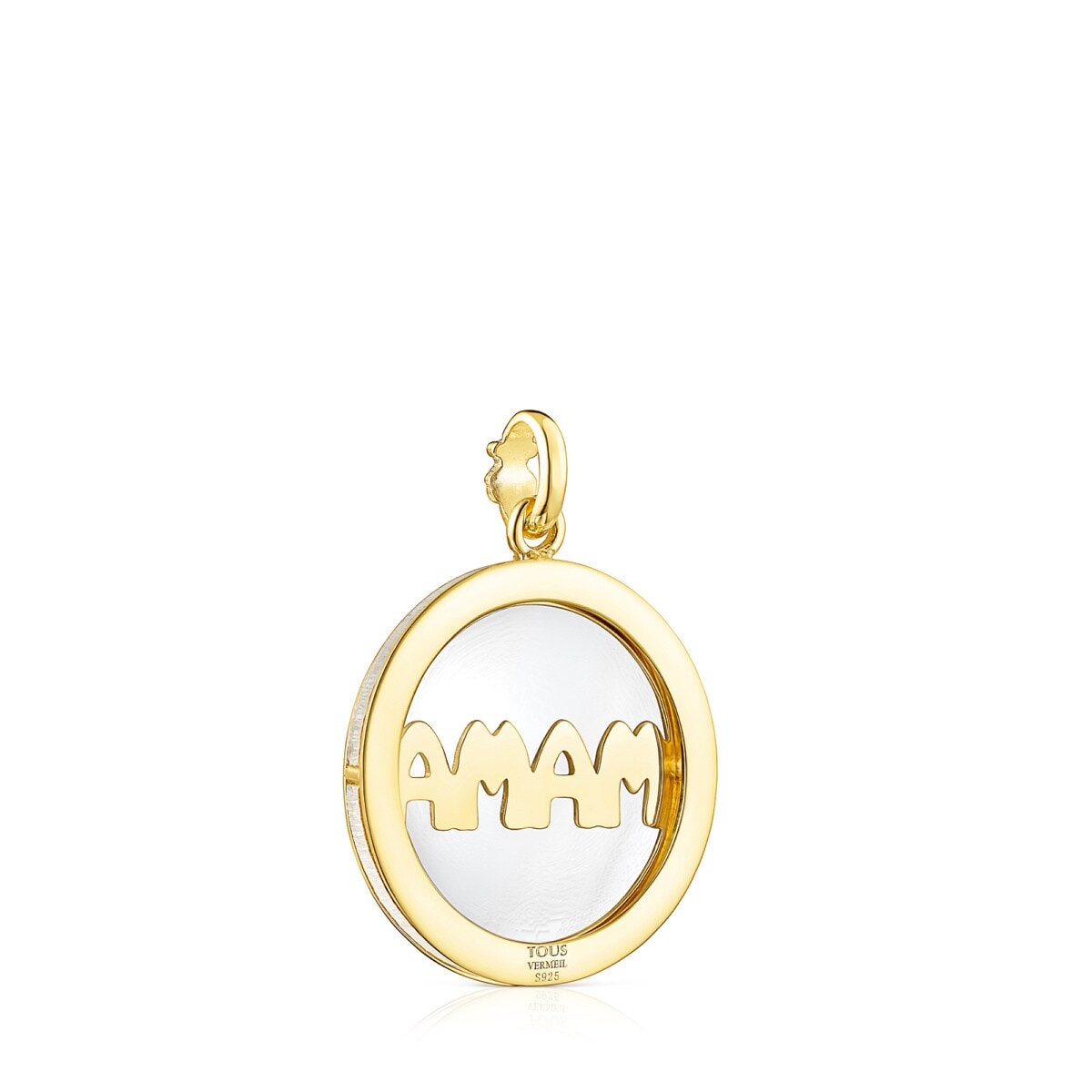 Small Silver Vermeil TOUS Mama Pendant