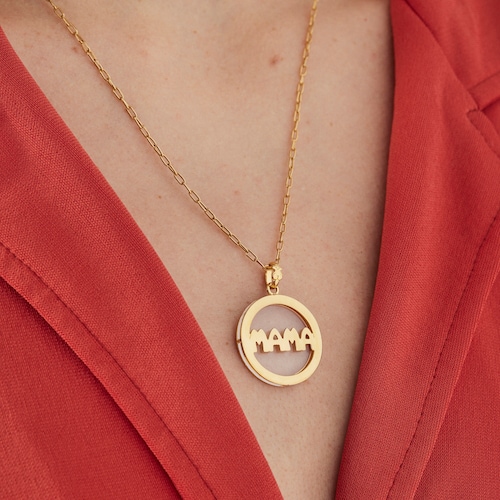Small Silver Vermeil TOUS Mama Pendant