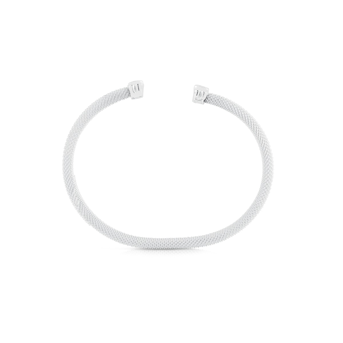 Silver TOUS Mesh Bracelet Bear motif