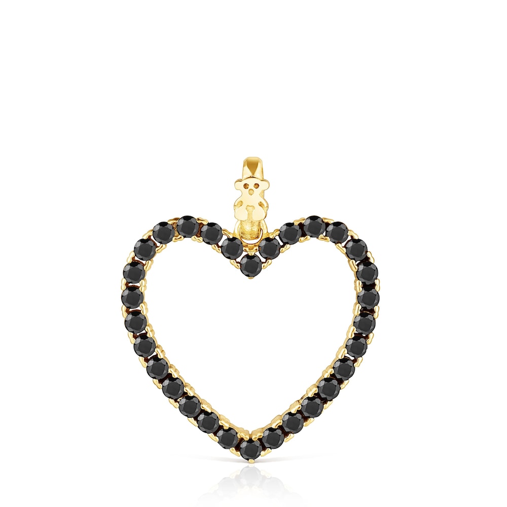 Pingente cora&ccedil;&atilde;o com Espin&eacute;lios S&atilde;o Valentim