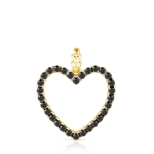 Pingente cora&ccedil;&atilde;o com Espin&eacute;lios S&atilde;o Valentim