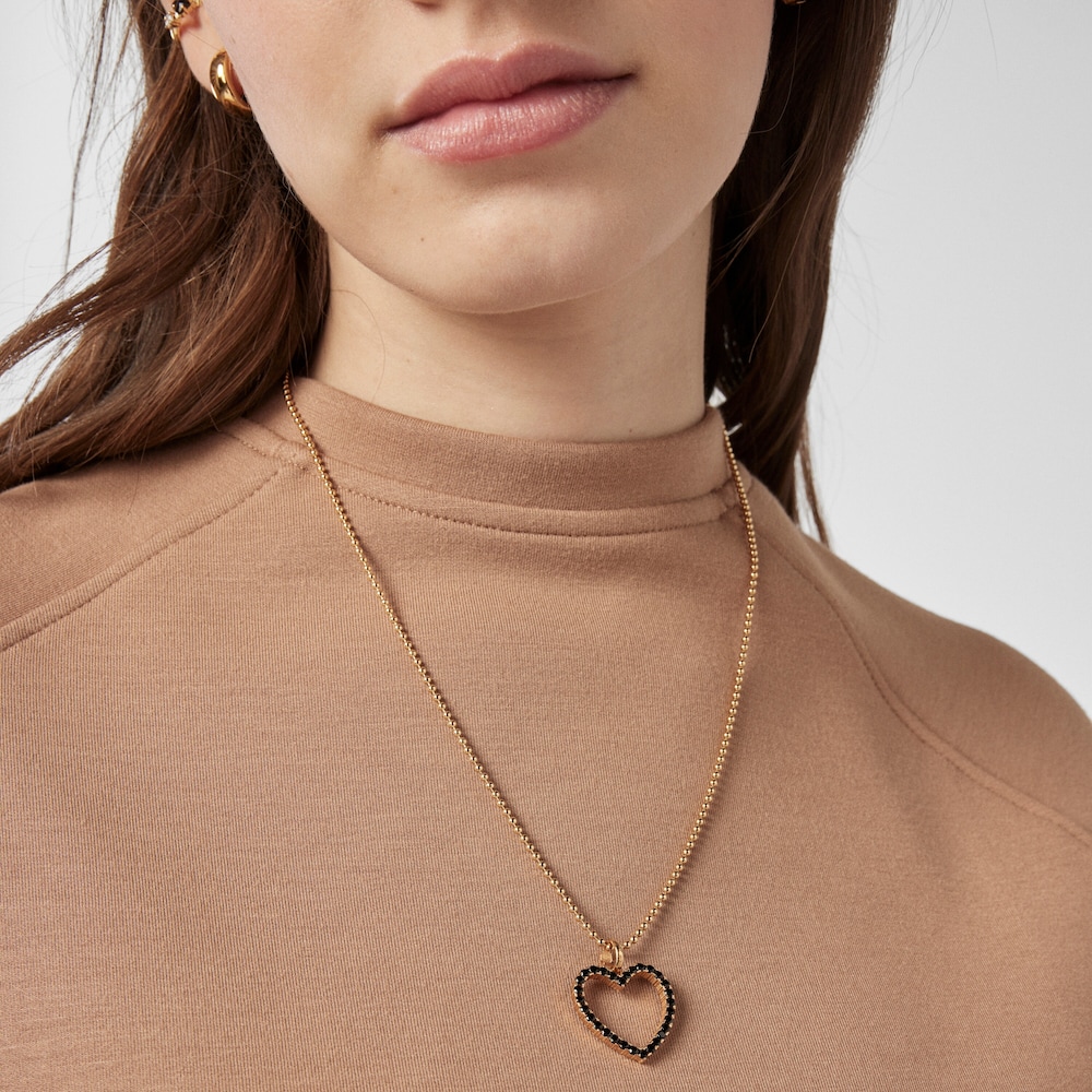 Pingente cora&ccedil;&atilde;o com Espin&eacute;lios S&atilde;o Valentim