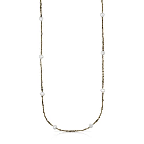 Quartz TOUS Color Necklace with pearls