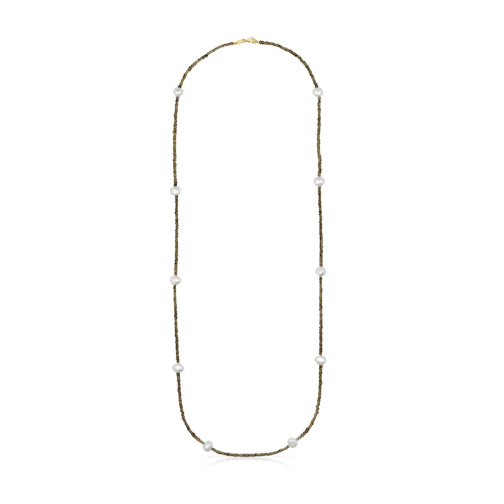 Collar de cuarzos y perlas TOUS Color