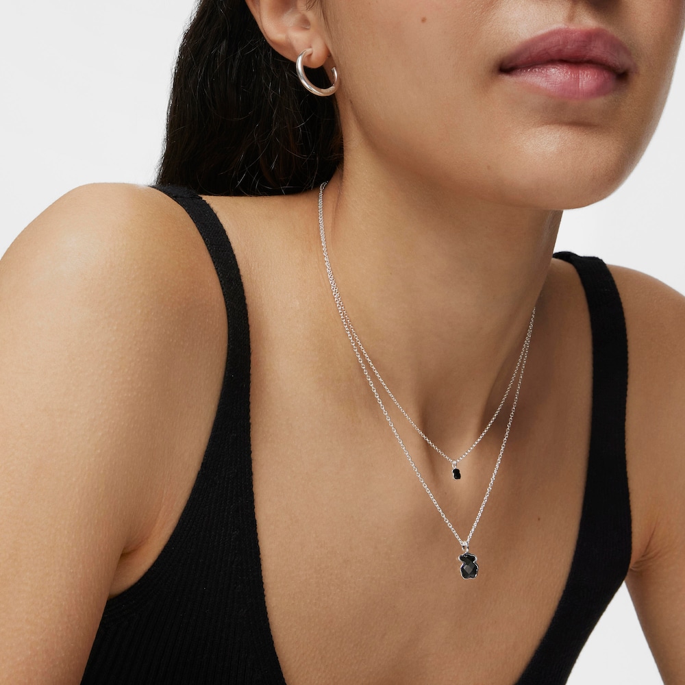 Collar de plata TOUS Color