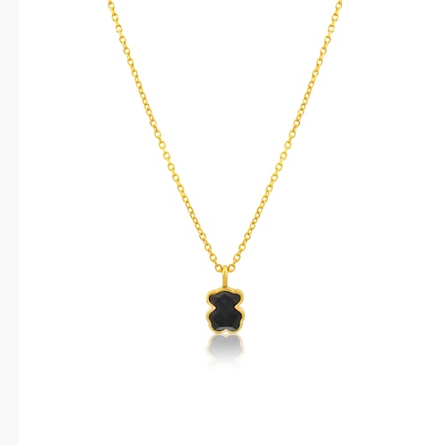 Collar con baño de oro 18 kt sobre plata Twist
