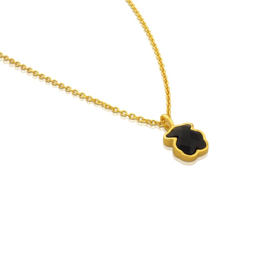 Collar con baño de oro 18 kt sobre plata Twist