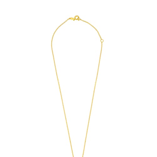Collar con baño de oro 18 kt sobre plata Twist
