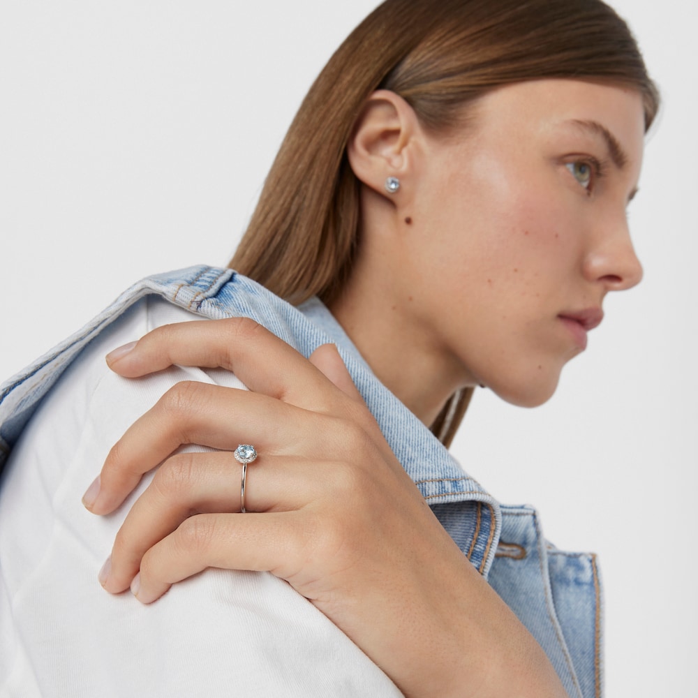 18K white gold Color Kings Ring