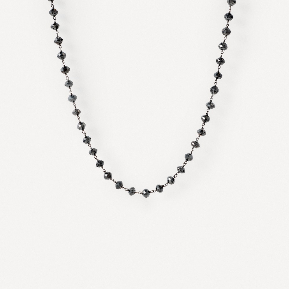 Collar de oro blanco y diamantes black TOUS ATELIER